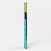 Modernes Muster geometrischer Linien Case-Mate iPhone Hülle (Hinten/Rechts)