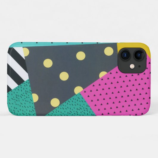 Modernes Muster geometrischer Linien Case-Mate iPhone Hülle (Rückseite (Horizontal))