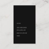 Modernes Muster-Grau Visitenkarte (Rückseite)