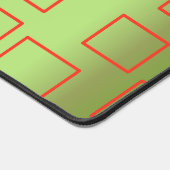 Modernes Muster Grün Schreibtischunterlage (Ecke)