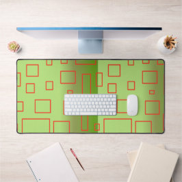 Modernes Muster Grün Schreibtischunterlage