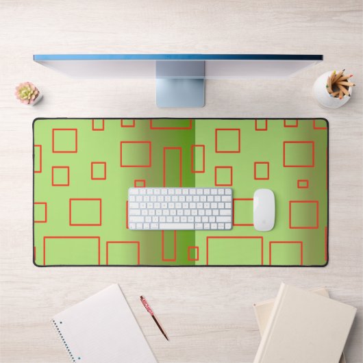 Modernes Muster Grün Schreibtischunterlage (Büro 1)