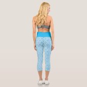 modernes Muster High Waisted Capris (Rückseite)