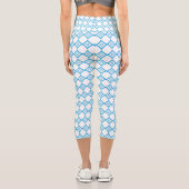 modernes Muster High Waisted Capris (Rückseite)
