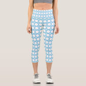 modernes Muster High Waisted Capris (Vorderseite)