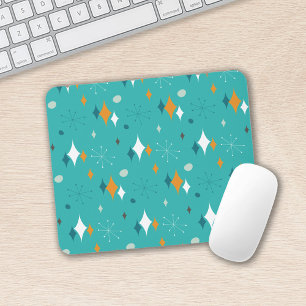 Modernes Muster im Aquamarinen Mittelalter Mousepad