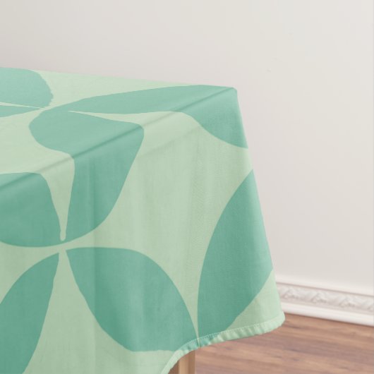 Modernes Muster im Mid Century Green Art Tischdecke (Beispiel)