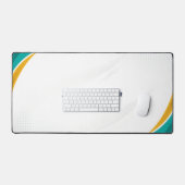 Modernes Muster in Grün und Gelb mit individuellem Schreibtischunterlage (Tastatur & Maus)