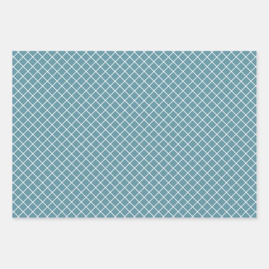 Modernes Muster Karierter Streifen Punkt Geschenkpapier Set (Vorderseite 2)