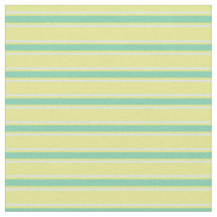 Modernes Muster Mitte des Jahrhunderts gelb blau Stoff