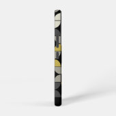 Modernes Muster Mitte des Jahrhunderts - Grauer go Samsung Galaxy Hülle (Rechte Seite)