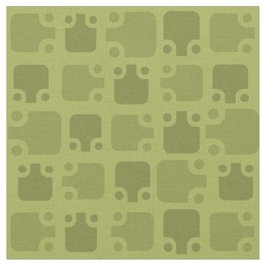 Modernes Muster Olive Green Stoff (Nahaufnahme)