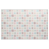 Modernes Muster Pastell Mitte des Jahrhunderts Stoff (Fat Quarter (45,7 x 55,9 cm))
