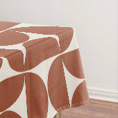 Modernes Muster Rost Terrakotta auf dem Monte San Tischdecke (Beispiel)