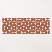 Modernes Muster Rost Terrakotta auf dem Monte San Yogamatte (Vorderseite (Horizontal))