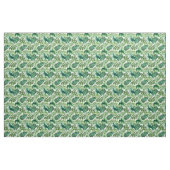 Modernes Muster tropischer grüner Blätter Stoff (Yard (91,4 cm))