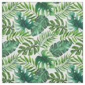 Modernes Muster tropischer grüner Blätter Stoff (Muster)