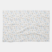 Modernes Muster Vintager Wildblume Geschirrtuch (Horizontal)