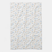 Modernes Muster Vintager Wildblume Geschirrtuch (Vertikal)