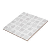 Modernes Muster weiß aus dem Mittelalter Fliese (Seite)