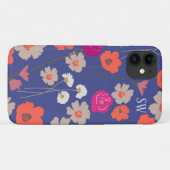 Modernes Mustergeschenk für ihre+Custom Initials Case-Mate iPhone Hülle (Rückseite (Horizontal))