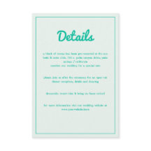 Modernes, mutiges Emerald Mint Green Retro Vibes W