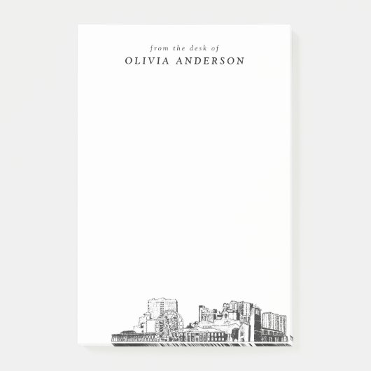 Modernes Myrtle Beach Berufliches Geschenk Persona Post-it Klebezettel (Vorderseite)