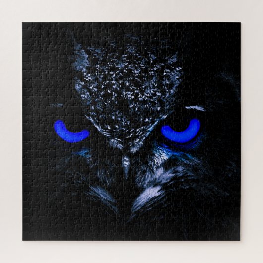 Modernes mystisches Owl Puzzle (Vertikal)