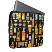 Modernes Nachtleben im Mittelalter Laptopschutzhülle (Vorne Rechts)