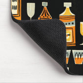 Modernes Nachtleben im Mittelalter Mousepad (Ecke)