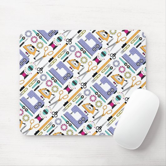 Modernes Nähmuster Mousepad (Mit Mouse)