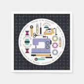 Modernes Nähmuster Serviette (Vorderseite)