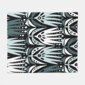 Modernes, nahtlos Vintages abstraktes Muster mit S Fleecedecke (Vorderseite (Horizontal))