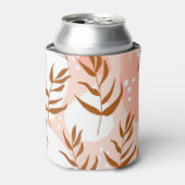 Modernes, nahtloses Blumenmuster, Vintag. Dosenkühler (Kanne Vorderseite)