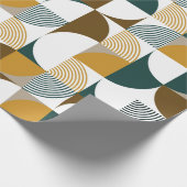 Modernes, nahtloses geometrisches Muster Geschenkpapier (Ecke)
