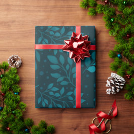 Modernes nahtloses Muster mit tropischen Blätter Geschenkpapier