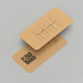 Modernes Nail Artist Nail Salon Brown Sugar Monogr Visitenkarte