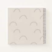 Modernes Namensnotizbuch  Notizblock (Rückseite)