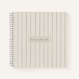 Modernes Namensnotizbuch Notizblock