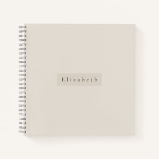 Modernes Namensnotizbuch  Notizblock