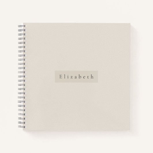 Modernes Namensnotizbuch  Notizblock (Vorderseite)