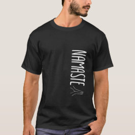 Modernes Namensschild schwarz-weiß T-Shirt