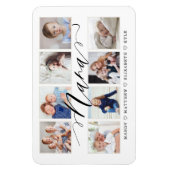 Modernes Nana-Script | Entenkinder - FotoCollage Magnet (Vertikal)