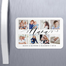 Modernes Nana-Script | Entenkinder - FotoCollage Magnet