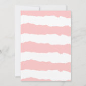 Modernes Nautic Floral Anchor Brautparty Einladung (Rückseite)