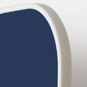 Modernes Nautical Anchor Navy Blue Pickleball Schläger (Linke Seite)