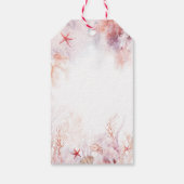 Modernes nautisches Brautparty Vielen Dank Geschenkanhänger (Rückseite)