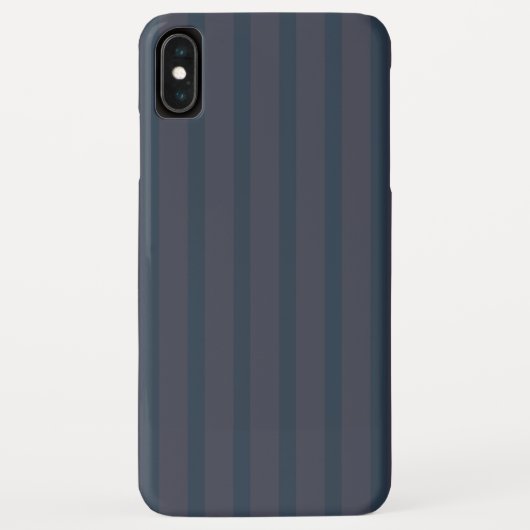 Modernes Navy Blue und Pflaumengestreift Case-Mate iPhone Hülle (Rückseite)