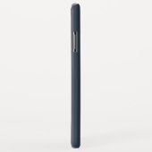 Modernes Navy Blue und Pflaumengestreift Case-Mate iPhone Hülle (Hinten/Rechts)