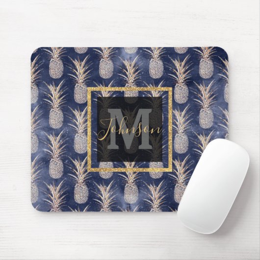 Modernes Nebel-Nebel-Muster Mousepad (Mit Mouse)